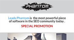Desktop Screenshot of leadsphantom.com
